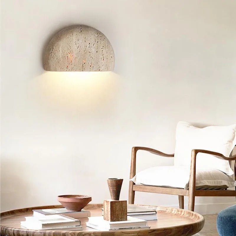Luna Stone Wall Light