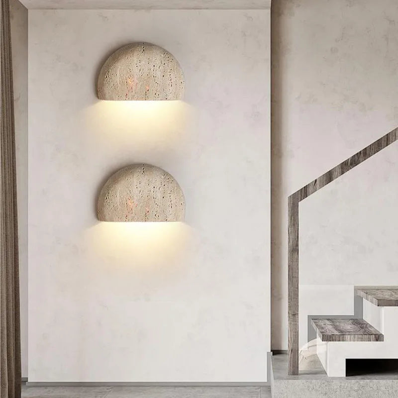Luna Stone Wall Light