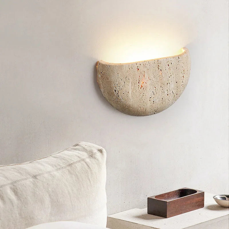 Luna Stone Wall Light